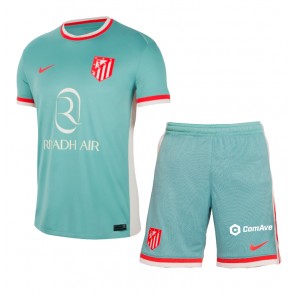 Atletico Madrid Dětské Venkovní dres komplet 2024-25 Krátký Rukáv (+ trenýrky)